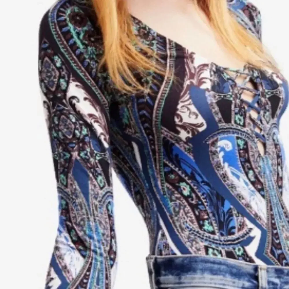 FREE‎ People Pick a Place Lace Up Bodysuit size small new